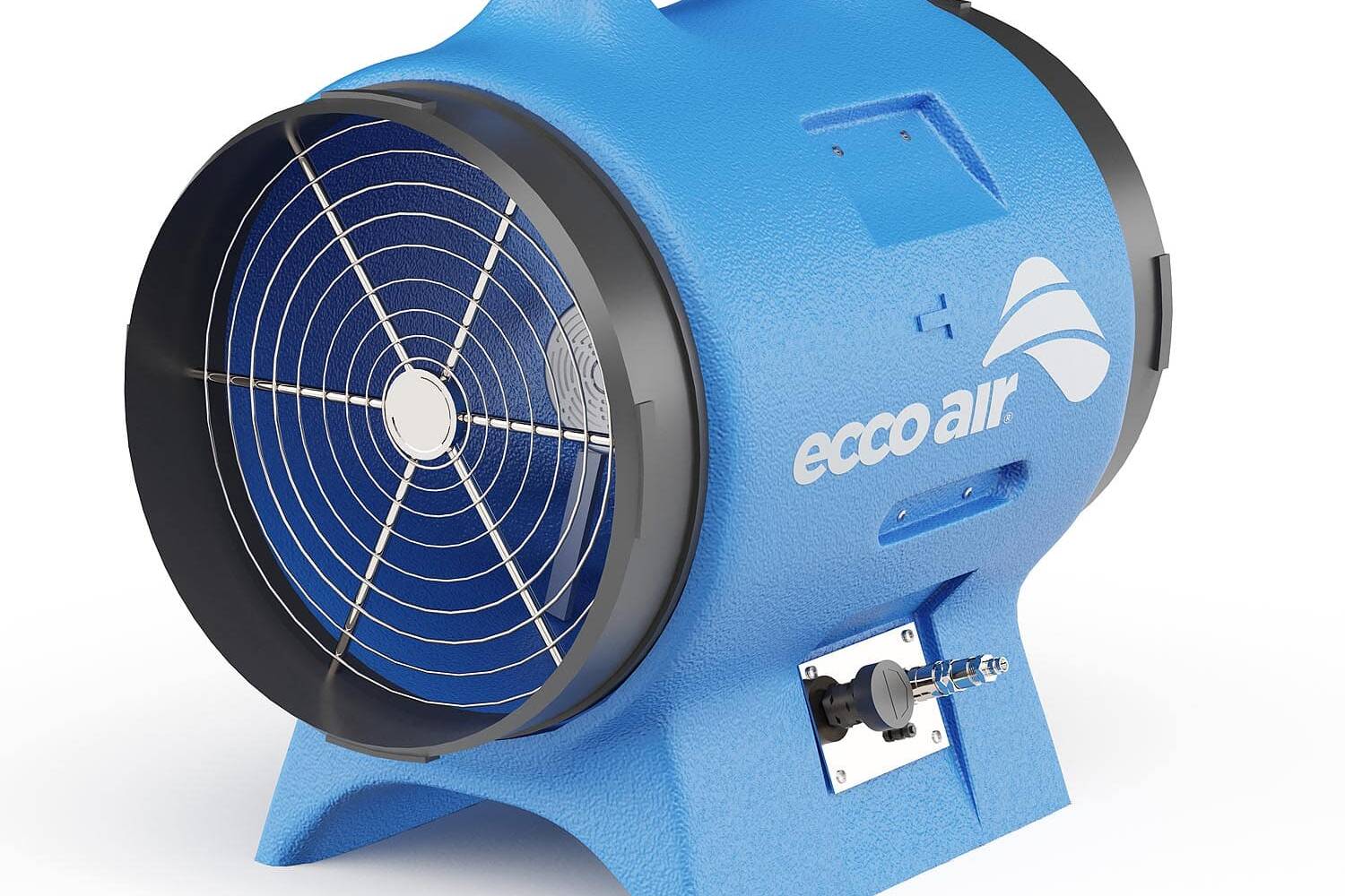 Máquina de insuflação e exaustão, modelo VAF3000P, em fundo branco, vista de frente